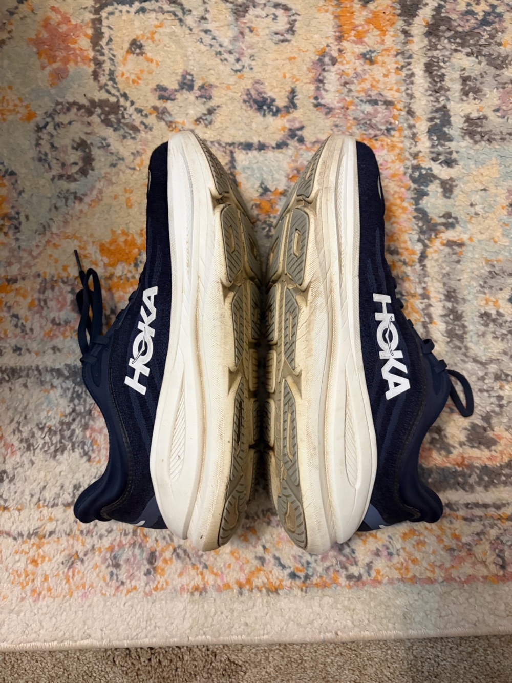 Hoka Men's Navy Bondi 9 Running Shoes - Picture 4 of 7